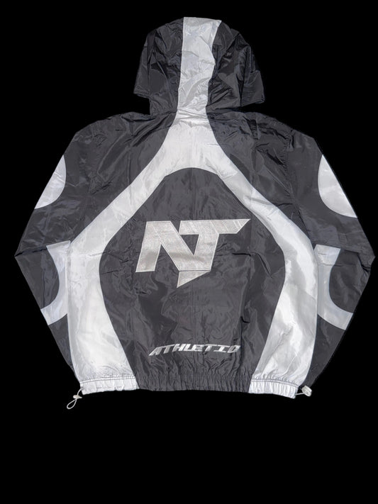 NT Black And White Windbreaker Shorts Set
