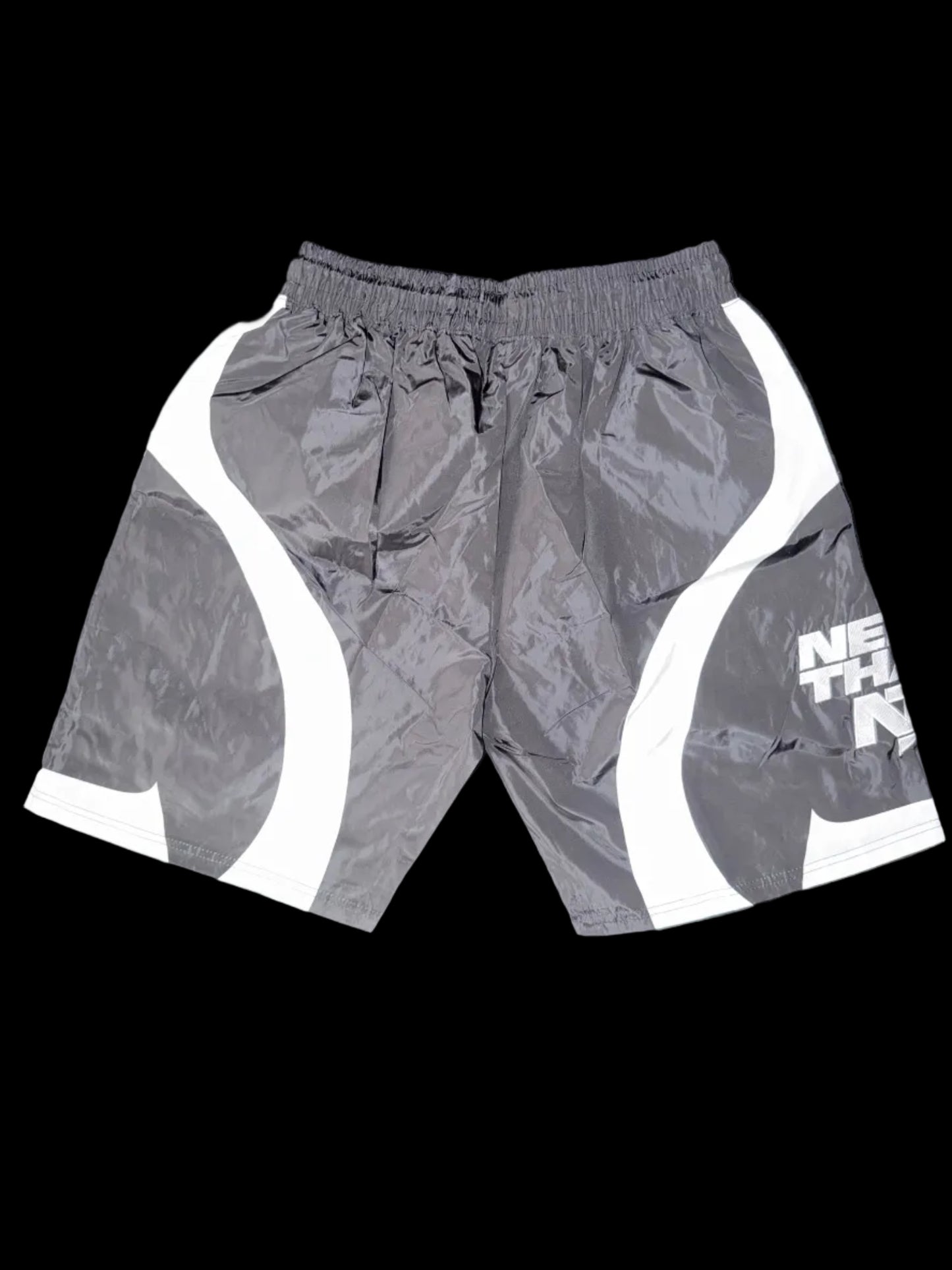 NT Black And White Windbreaker Shorts Set